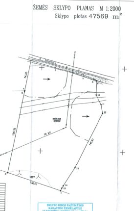 4,75 ha komercinis sklypas su detalioju planu Vilniuje