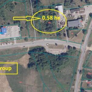 0,58 ha komercinis sklypas greitam VYSTYMUI